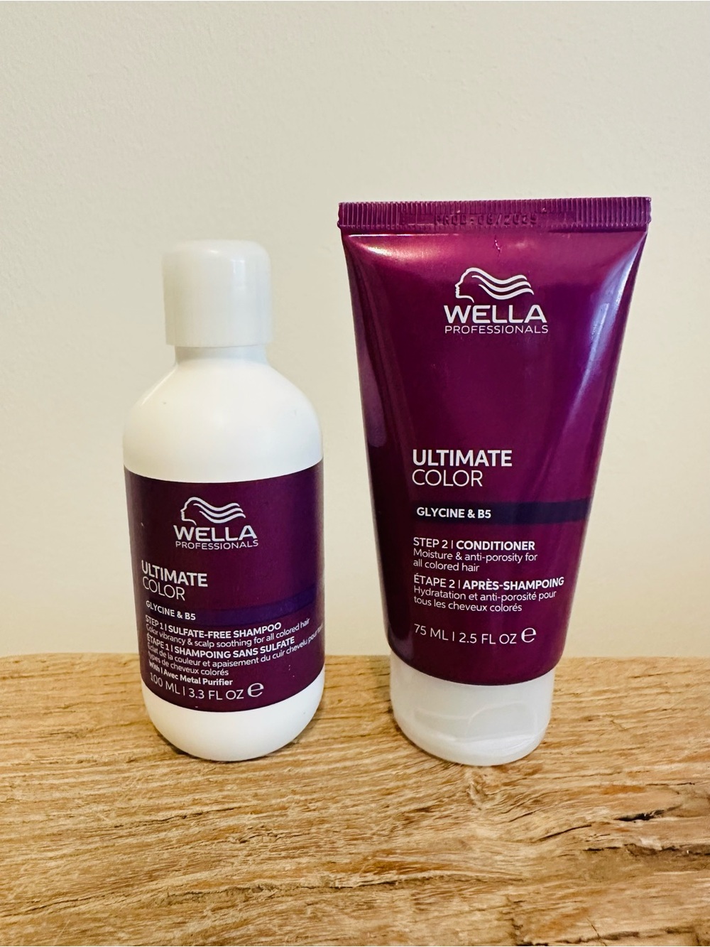Wella Ultimate Color Shampoo & Conditioner (travel size)